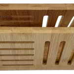 Servilletero Madera Bambu Porta Servilleta Color Marron