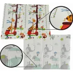 Alfombra Antigolpes Plegable Bebes Reversible 150x200cm