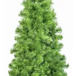 Árbol De Navidad Tronador Slim Verde 1.50mts Base Metal
