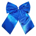 Adorno Colgante Navidad Moño 9cm Para Decoración Navideño X4