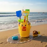 Set Balde De Playa Juguete Para Arena Palas Molino Molde