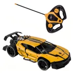Auto Deportivo A Radio Control Remoto Con Efecto Humo Y Luz