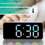 Reloj Despertador Led Digital Con Fecha Y Temperatura Usb