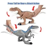 Muñeco Dinosaurio T-rex Juguete Articulado Con Luz Y Sonido