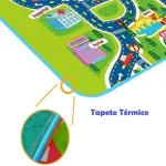 Alfombra Antigolpes Bebe 200x180cm Espesor 5mm Reversible