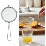 Set Colador X3 Malla Fina Alambre Metálico Mango Metal