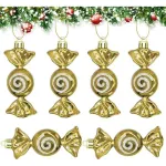 Adornos Navidad Caramelos Colgante Navideño Decoración X2