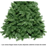 Arbolito De Navidad Imperial 1.80 Mts Con Base Metálica - Alta Gama