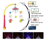 Cunero Musical Movil Bebe Con 100 Melodías Y Proyecciones