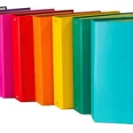 Carpeta Escolar Pvc Numero 3 Avios Colores N3 Ganchos