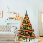 Arbol De Navidad Tronador Lujo 2,10mts Con Adornos Kit X60