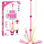 Micrófono Infantil Karaoke Luces Conexión Mp3 Celular