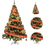 Arbol De Navidad Tronador Lujo 1,80mts Con Adornos Kit X60