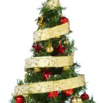 Arbol De Navidad 80cm Con Adornos 30 Piezas Rojo Oro