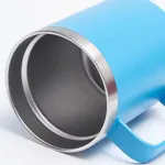 Vaso Térmico Taza De Acero Inoxidable Con Tapa 360ml