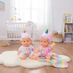 Muñeco Bebe Bebote Luna Infantil 22cm Con Pijamas Cute Baby