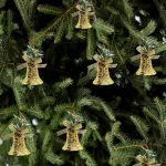 Set X5 Campanas Adornos Colgante Navideño Decoración Navidad