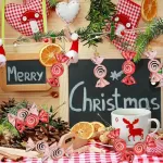 Adornos Navidad Caramelos Colgante Navideño Decoración X2