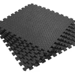 Piso Goma Eva Gym Pack X4 Encastrable 10mm Con Bordes