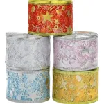 Cintas Navideñas Adornos Decoración Navidad 5cm 2,7mts