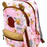 Mochila Escolar + Cartuchera Capibara Infantil Para Niños/as