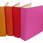 Carpeta Escolar Pvc Numero 3 Avios Color N3 Ganchos Pack X10