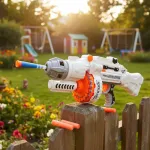 Pistola Ametralladora Juguete Lanza Dardos Electrica A Pilas