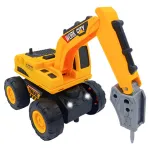 Camion De Construccion Truck Vehículo Maquina Luz Y Sonido Color Amarillo Personaje Camion Truck