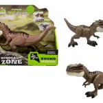 Muñeco Dinosaurio T-rex Juguete Articulado Con Luz Y Sonido
