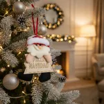 Adornos Navideños Colgante De Paño Decoración Navidad 15cm