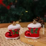 Adornos Colgante Navideño Decoración Navidad Botas X3
