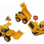 Set De Construcción Machines X3 Juguete De Maquinas Viales