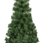 Árbol De Navidad Tronador Slim Verde 1.50mts Base Metal