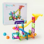 Bloques Magneticos 47 Piezas Laberinto De Bolitas Para Armar