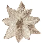 Flor 25cm Plata Arbol De Navidad Adornos Decoración X4u