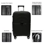 Set X2 Valija Rigida Expandible Grande + Carry On Importada