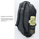 Mochila Urbana Porta Notebook Impermeable Reforzada Negro