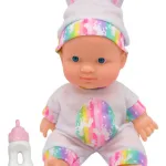 Muñeco Bebe Bebote Luna Infantil 22cm Con Pijamas Cute Baby