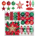 Navidad Adornos X73 Bolas Estrellas Figuras Collar Puntal