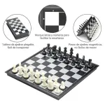 Ajedrez Magnético Juego De Mesa Imantado Tablero Plegable