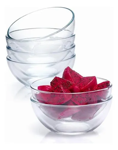 Producto Bowl 700ml Ensaladera Vidrio Liso Transparente X1 Imagen