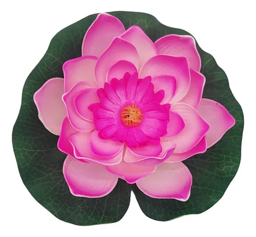 Producto Flor De Loto Flotante Flores Artificiales Decoracion X10 Imagen