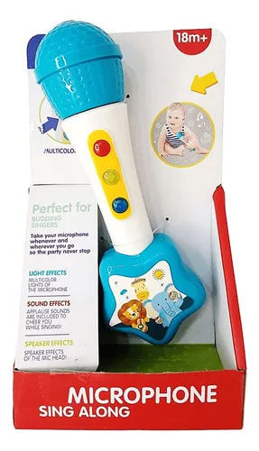 Producto Micrófono Infantil Jem 702851 Blanco Inalámbrico Luces Sonido 18 Meses+ Imagen