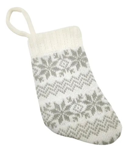 Producto Botas Navideñas Tejidas Decoracion Navidad Adorno X1 Imagen