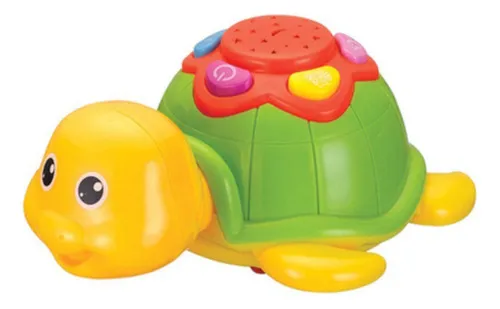 Producto Tortuga Musical Proyector Para Bebés Con Luz Y Sonido Imagen