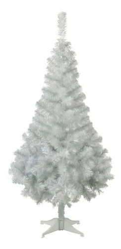 Producto Arbol De Navidad Canadian Spruce Arbolito Pino Blanco Plata 1.80 Mts Con Base Plástica Imagen