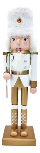 Producto Cascanueces Soldado Adorno De Madera 30 Cm Navidad Deco Imagen