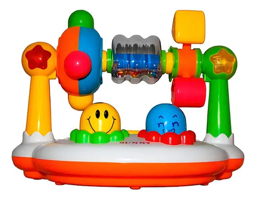 Producto Set De Actividades Musical Sonajero Con Luz Para Bebe Color Blanco Imagen