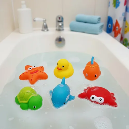 Producto Juguete De Goma Para Jugar En La Bañera Bebe Para Agua Imagen