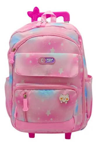 Producto Mochila Carrito 17'' Escolar Carro Con Ruedas Infantil Imagen